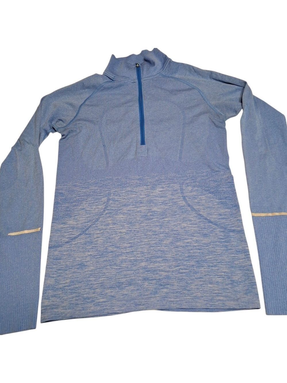 Lululemon Athletica Heather Light Blue Athletic Top Sz Sm 16" Ptp